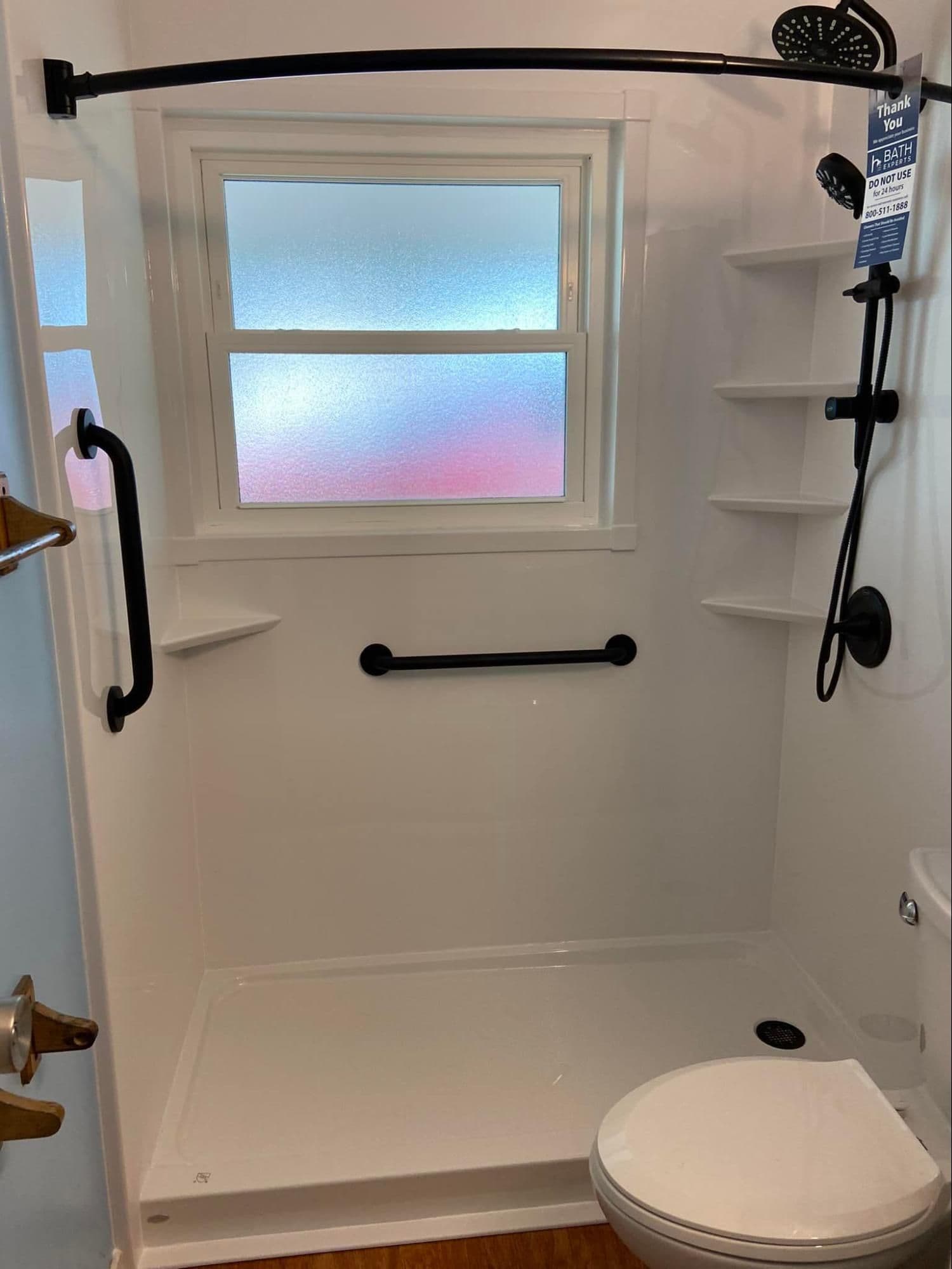 jacuzzi-bath-experts-walk-in-shower-installation-with-black-fixtures