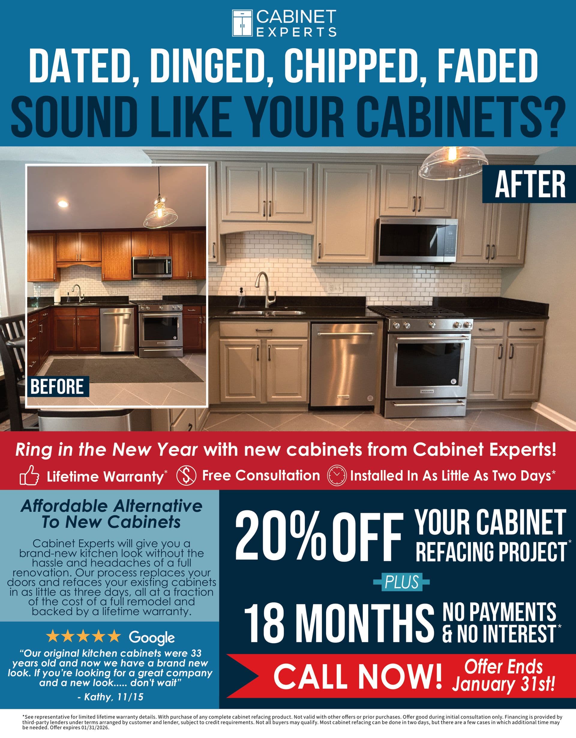 January 2026 Cabinet Experts Offer