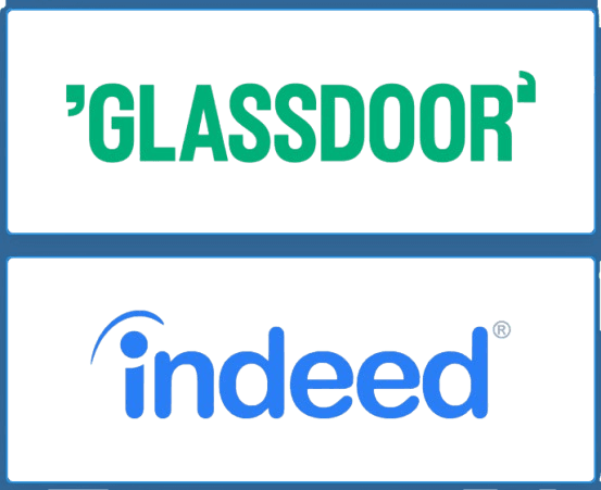 Glassdoor and Indeed Logos